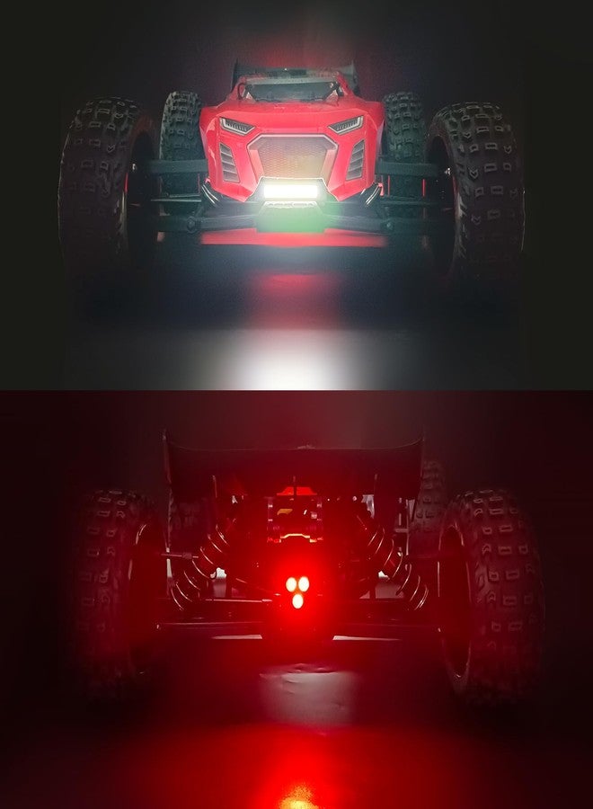 JGGZONE طقم إضاءة LED لسيارة التحكم عن بعد من JGGZONE، طقم إضاءة LED أمامي وخلفي لسيارة ARRMA Talion 6S بمقياس 1/8، قطع غيار مُحسّنة - Image 4